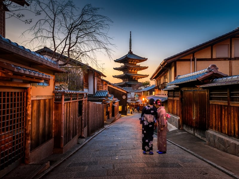Temples & Cherry Blossoms